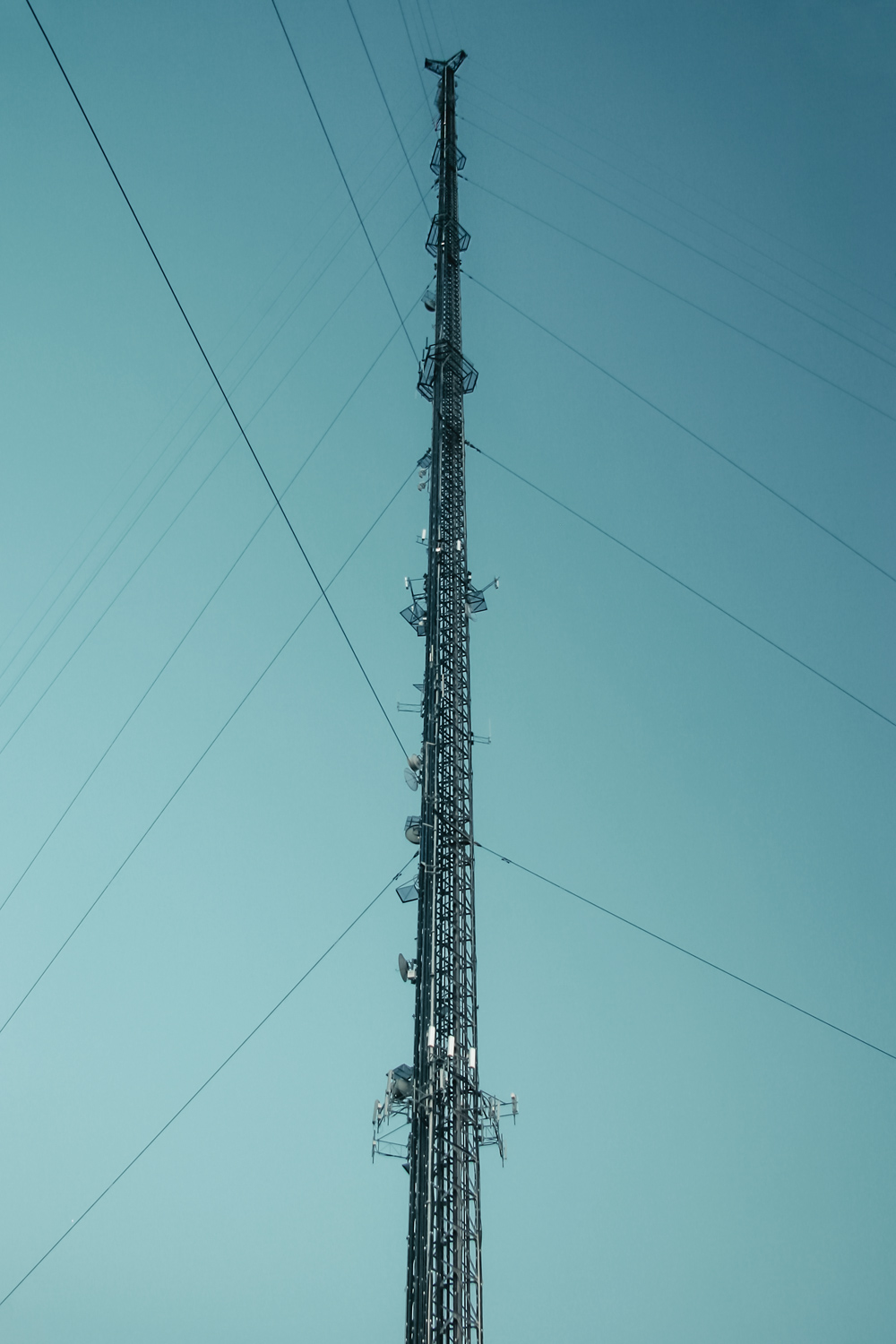 Broadcast Guyed Tower