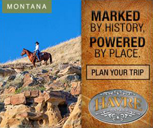 Cowgirl photo featured in online ads for Havre, Montana