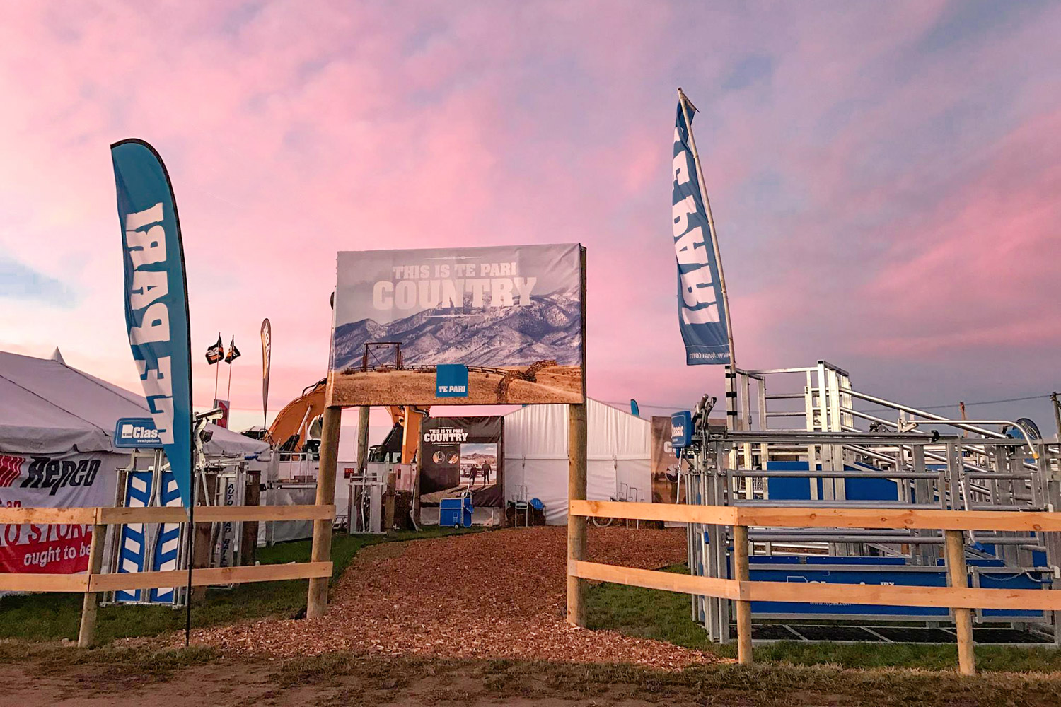 My photos are seen here on display at New Zealand National Agricultural Fieldays in Hamilton, New Zealand, the largest agricultural trade show in the southern hemisphere.