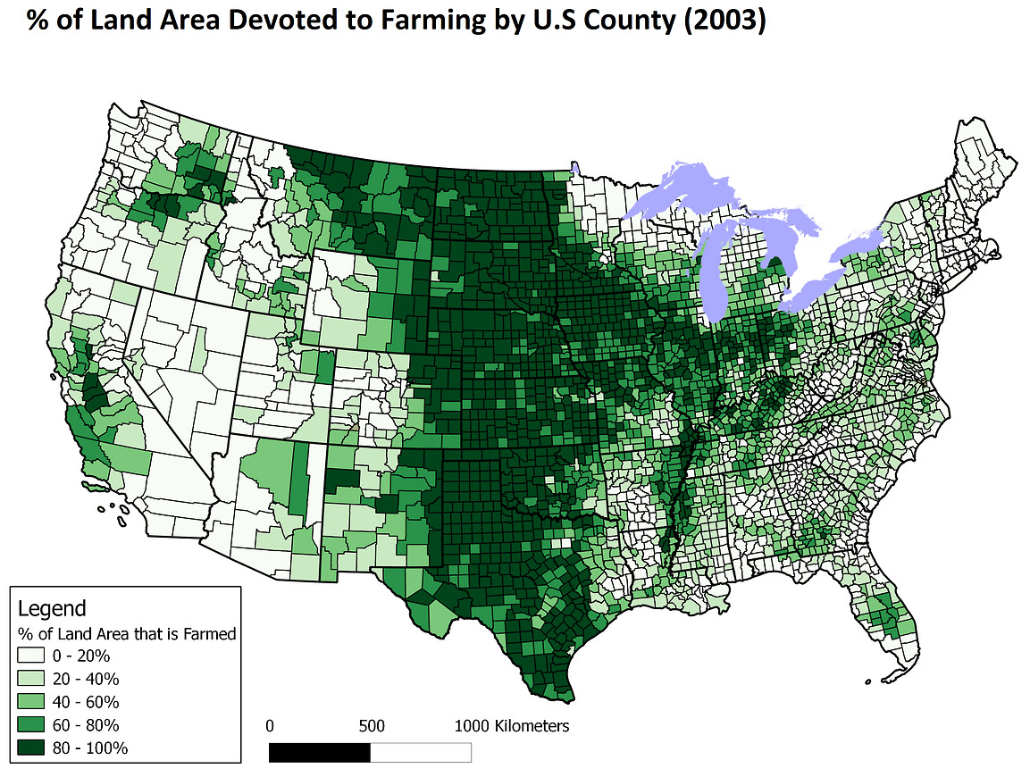 United States Agriculture Map - Draw A Topographic Map