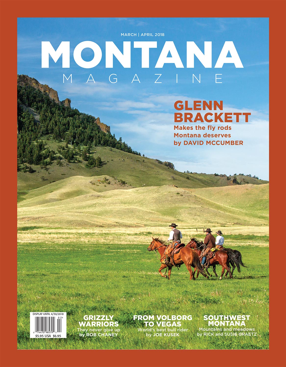 Cowboy Photos Appear in March 2018 Issue of Montana Magazine