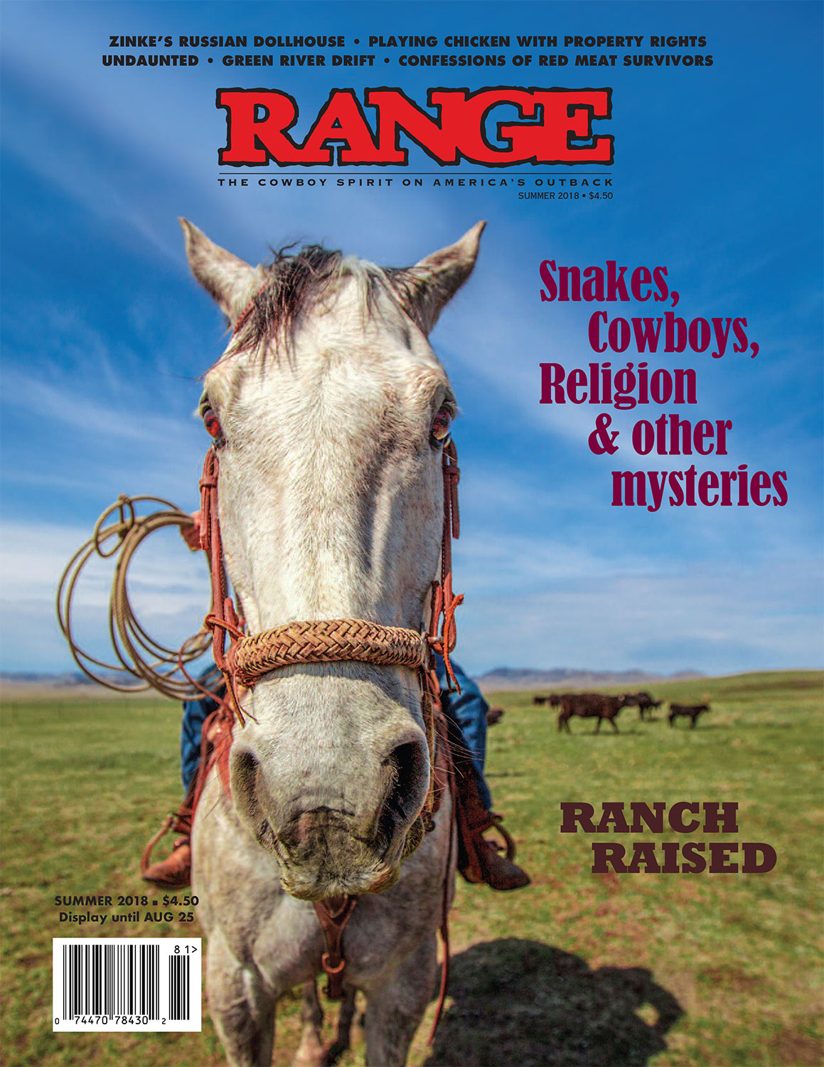 Equine Photographer in Montana Photo Appears on Cover of Range Magazine