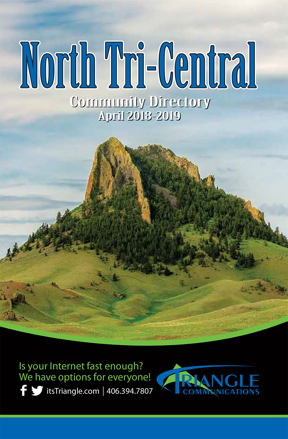 Montana Landscape Photography on Cover of Telephone Directory