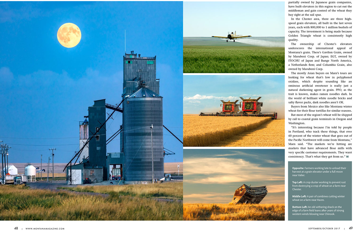 Agriculture Photos of Montana's Golden Triangle