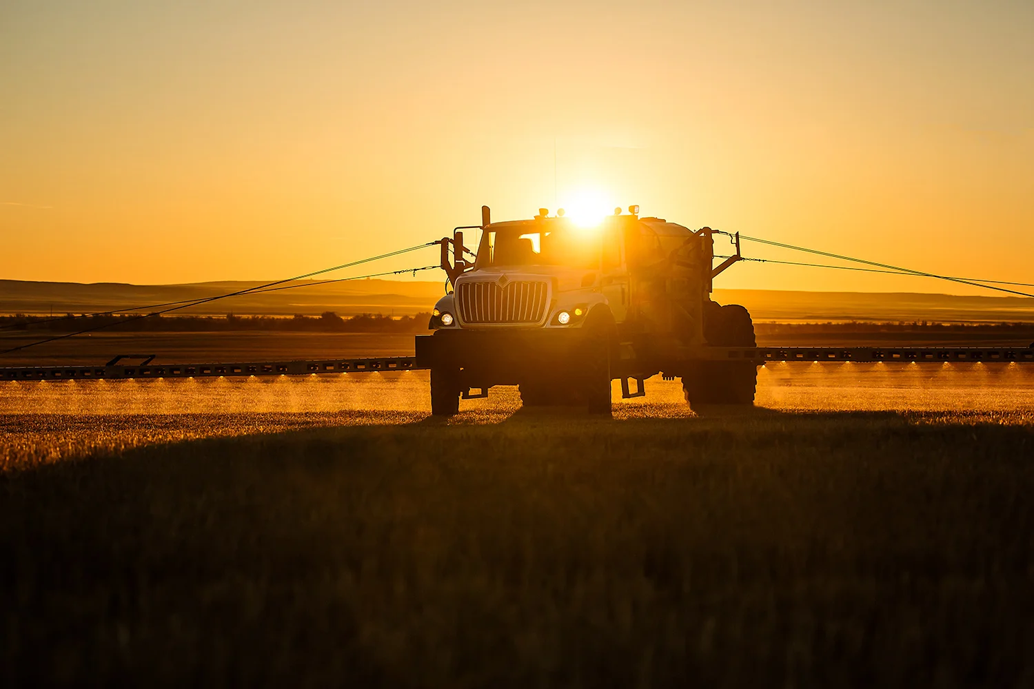 Crop Sprayer Silhouette