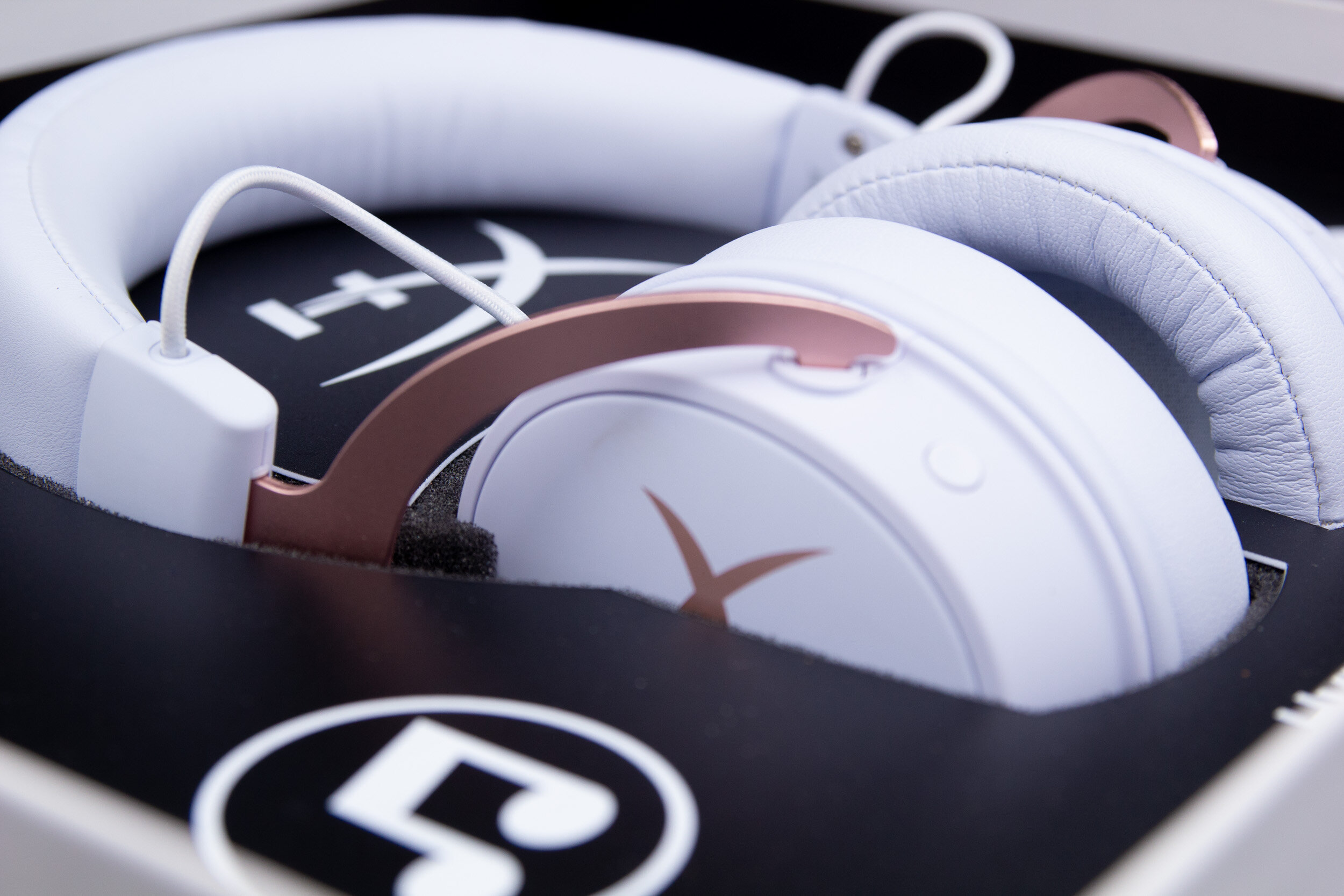 Wired Gaming Headset Bluetooth Hyperx Rose Gold Headphones HyperX