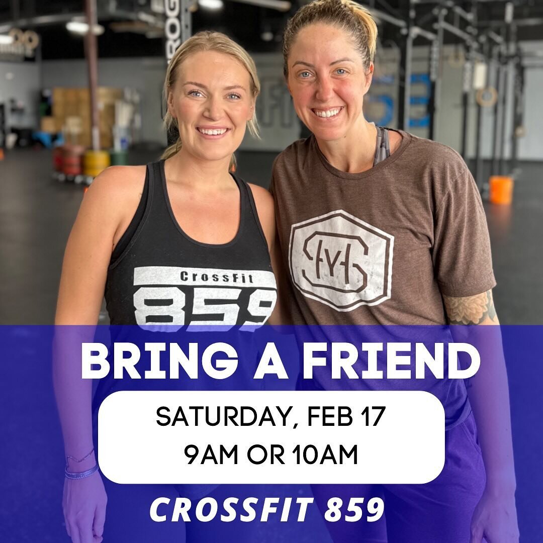 This Saturday, February 17 is Bring a friend at our 9 and 10am classes immediately followed by a FREE Nutrition Seminar at 11am. It  will last roughly one hour and focus on meal prepping !!

.
.
#nutrition #healthyeating #2024goals #starttheyearright