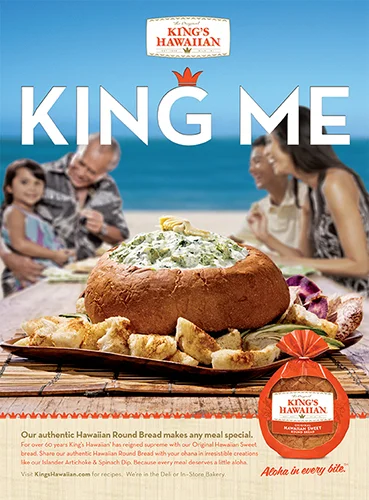 King Me Print Ad