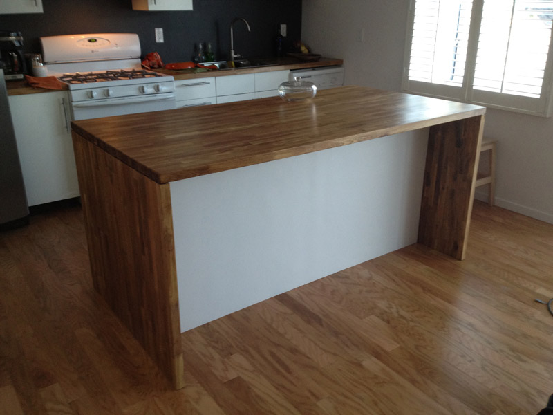 Easy DIY Kitchen Island with IKEA Cabinets 2023 - AtOnce
