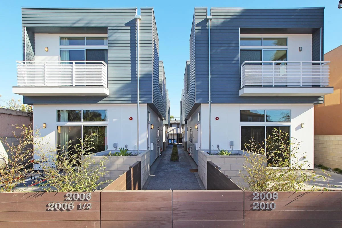 Project Type: Multi-Family Residential comprised of 4 homes. Location: Los Angeles, CA Cienega Heights Status: Built, 2014