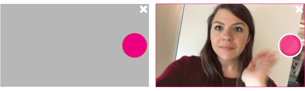 "Selfie" activity concept and final execution.