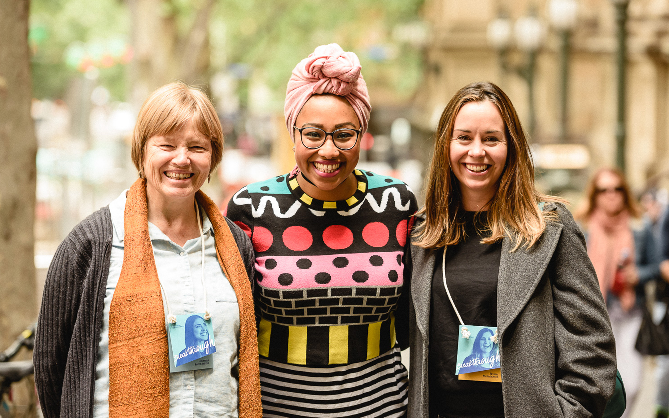 Yassmin Abdel-Magied with fans