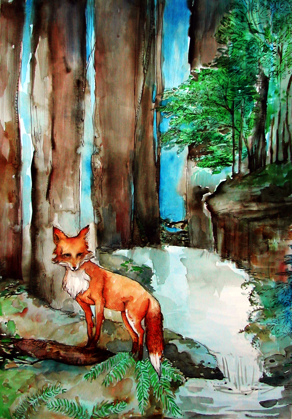 Fox in Forest.JPG