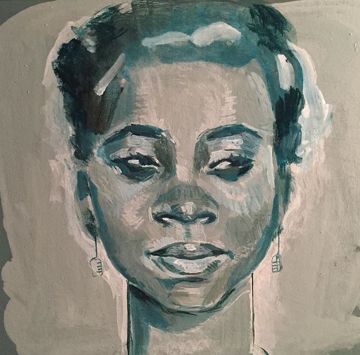 Acrylic on Board, 2016 Private Collection