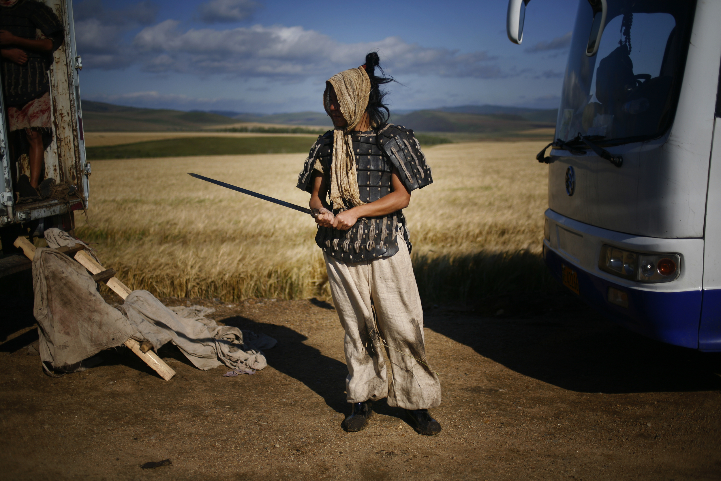 An actor in costume. 