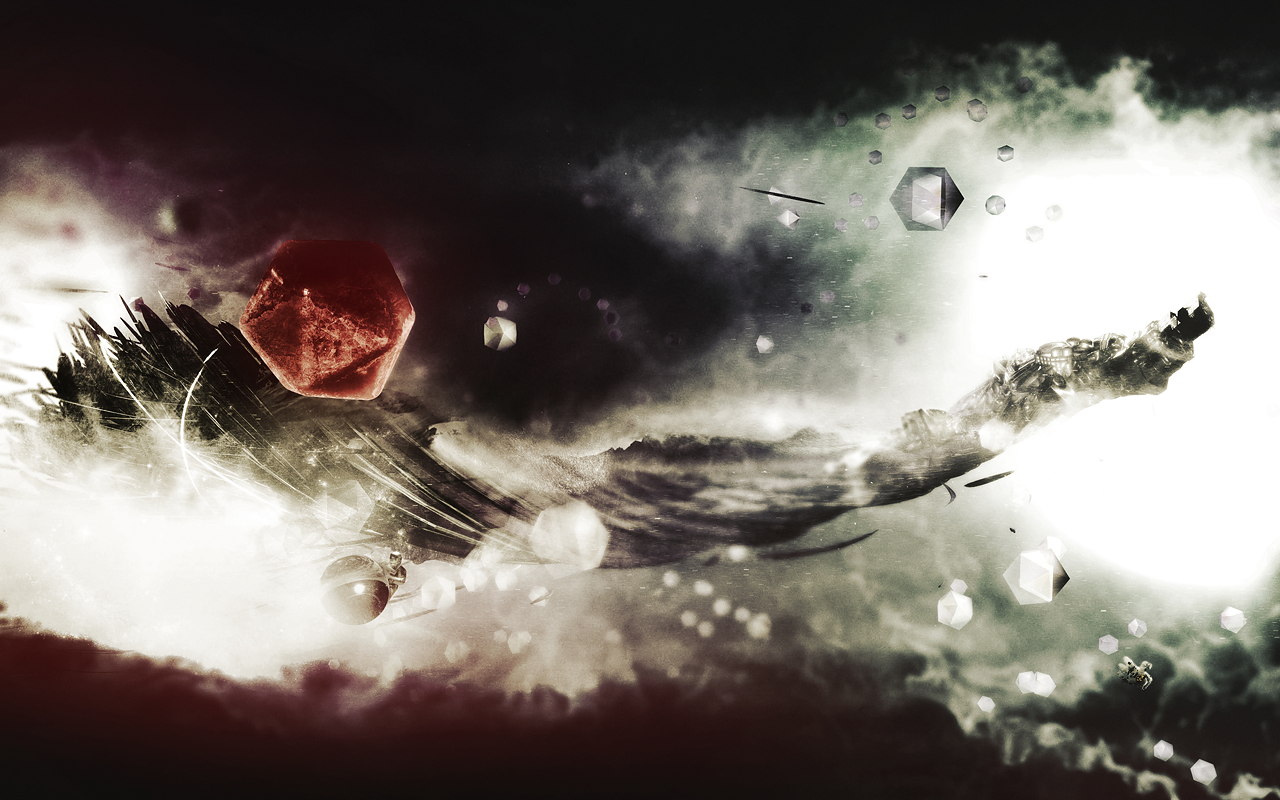 "Can you find the two spacemen?" Available to buy as art print at Society6