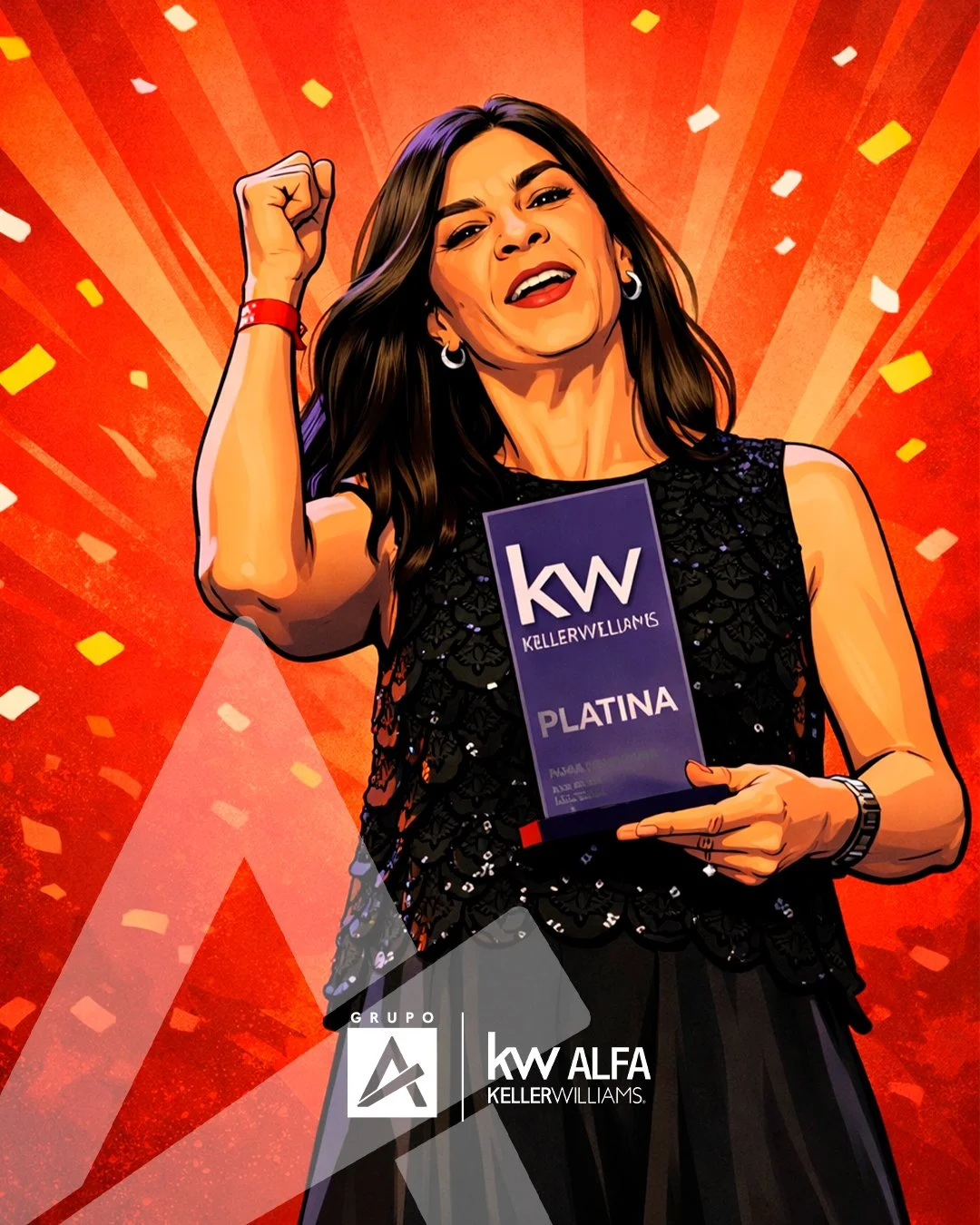 Rosa Araci Henriques erhält die Platin Auszeichnung