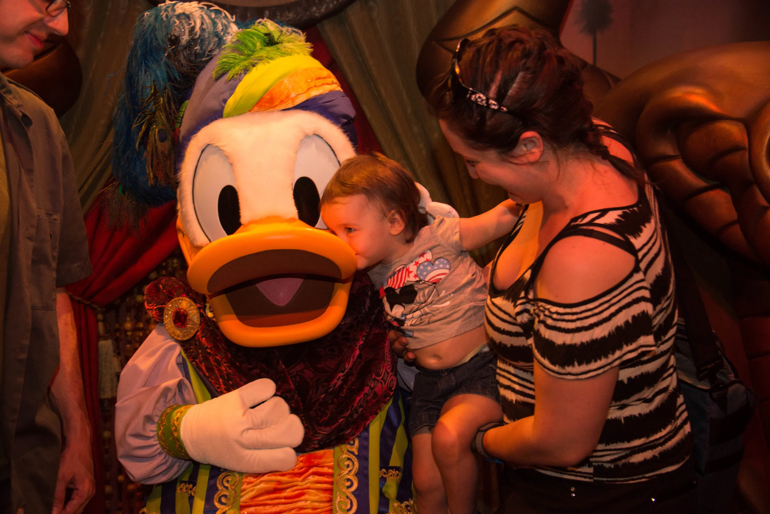 Donald must be special, he's the only one who got a Kiss