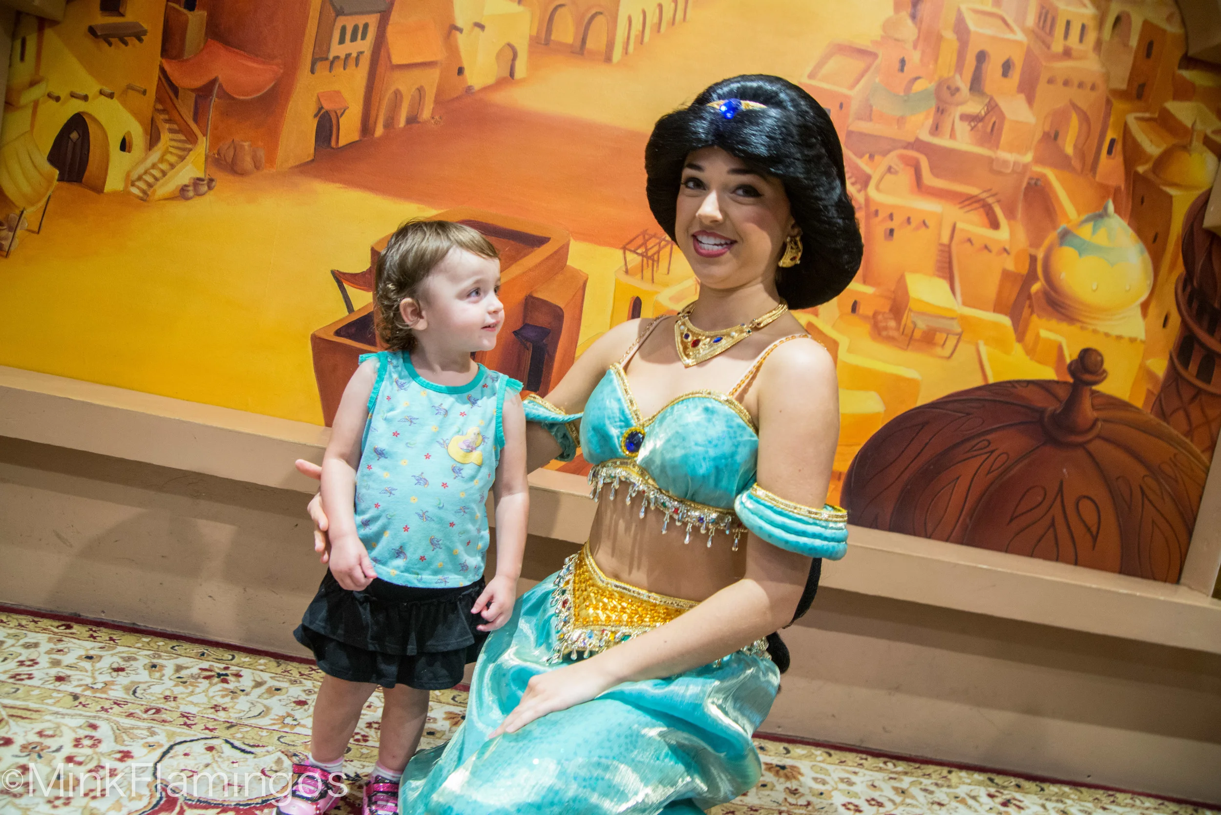 D's very impressed with Jasmine's sparkle