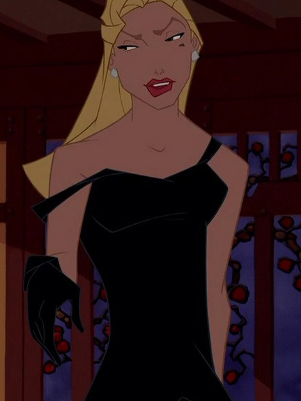 Helga's too sexy for her dress strap