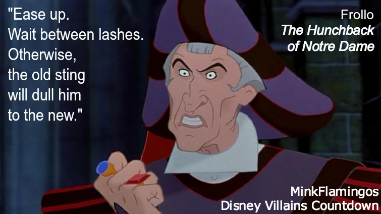 Simmer down on the S&M there, Marquis