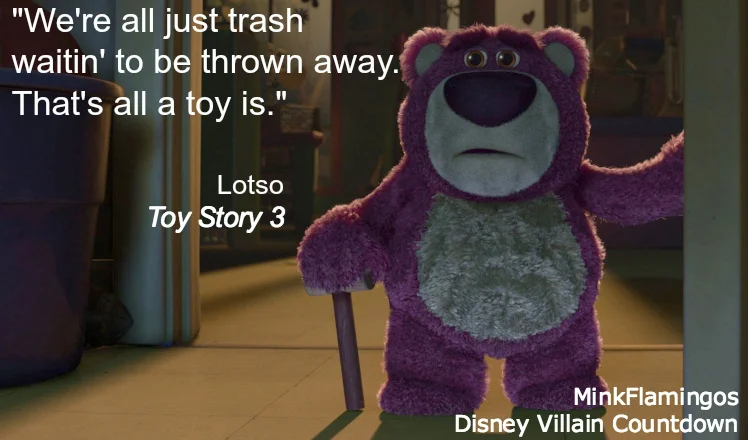Lotso, King Emo of Disney Villains