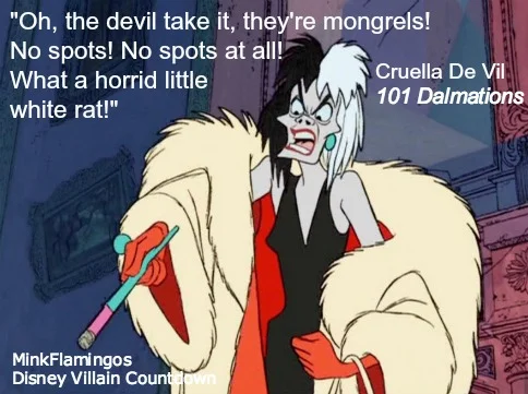 Cruella doesn't like babies