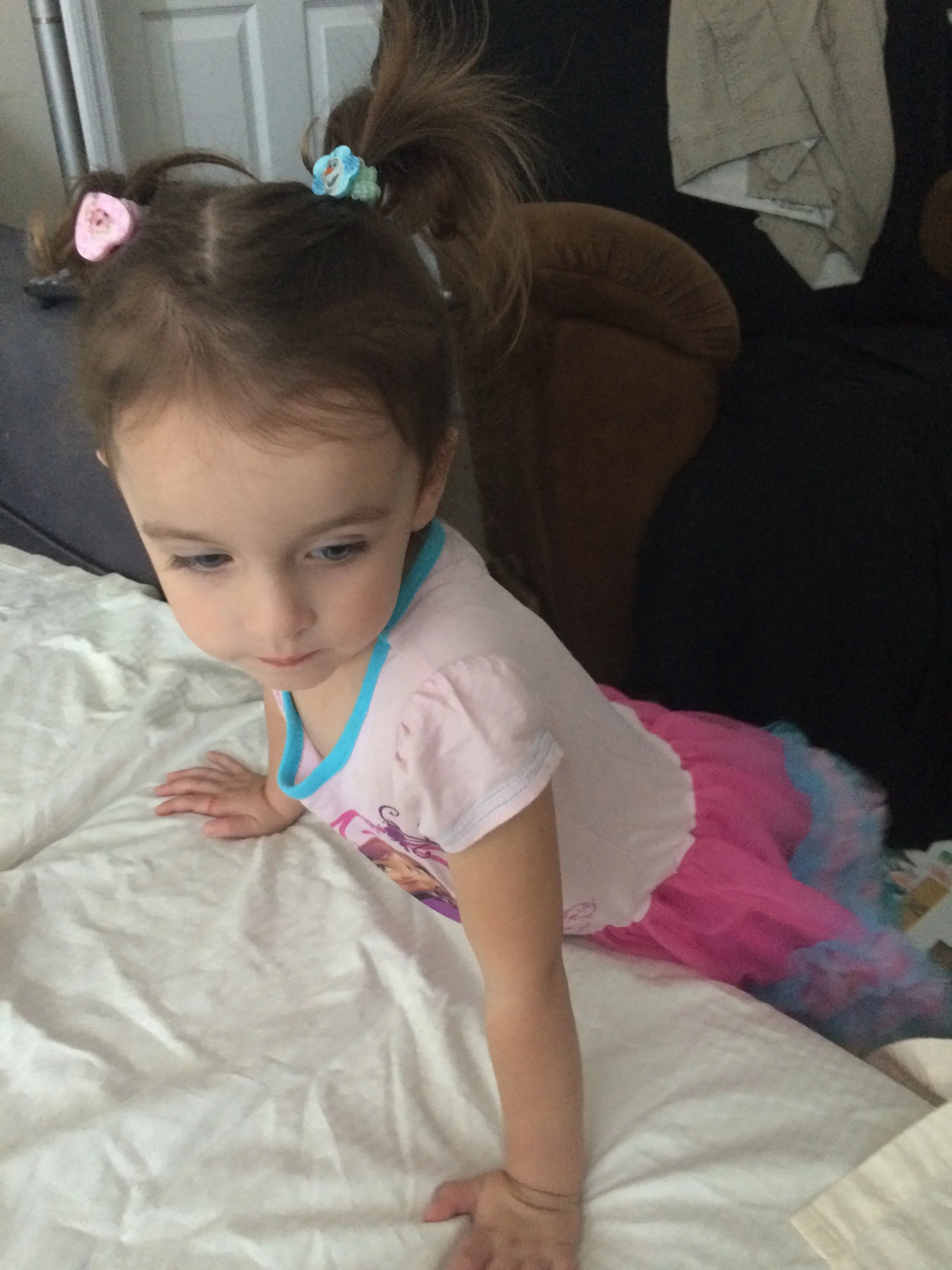 the pigtails lasted a whole hour!