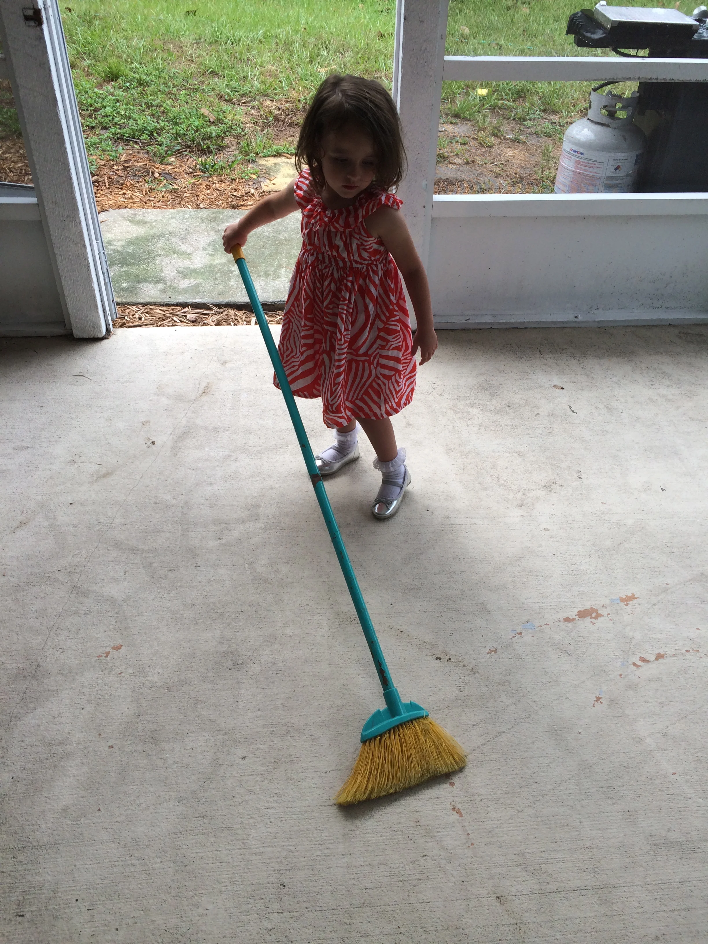 D is obsessed with those shoes. She calls them her "Glass Slippers."