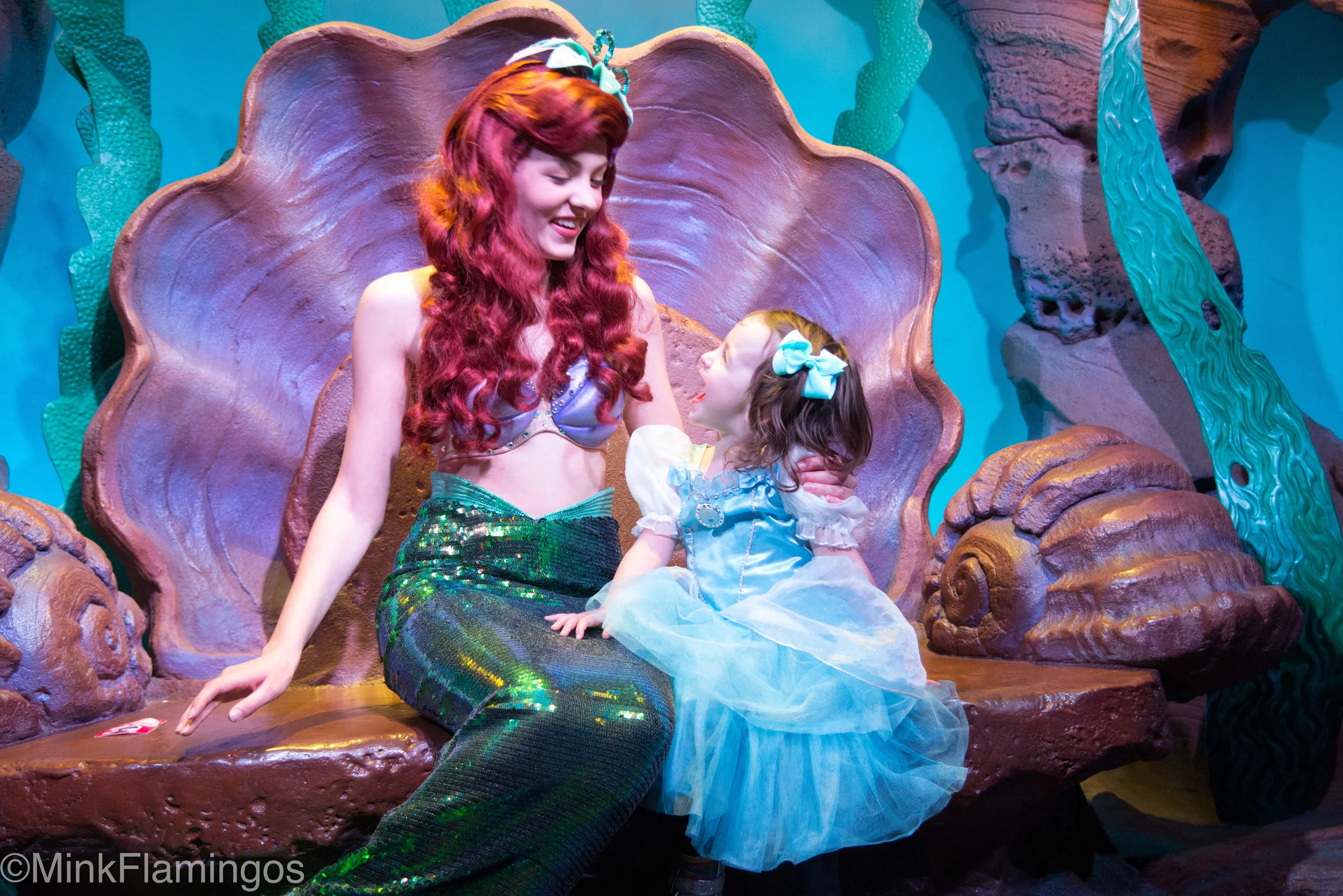 Slow Shutter Speed: 1/80 (Ariel laughing has made her face blurry)