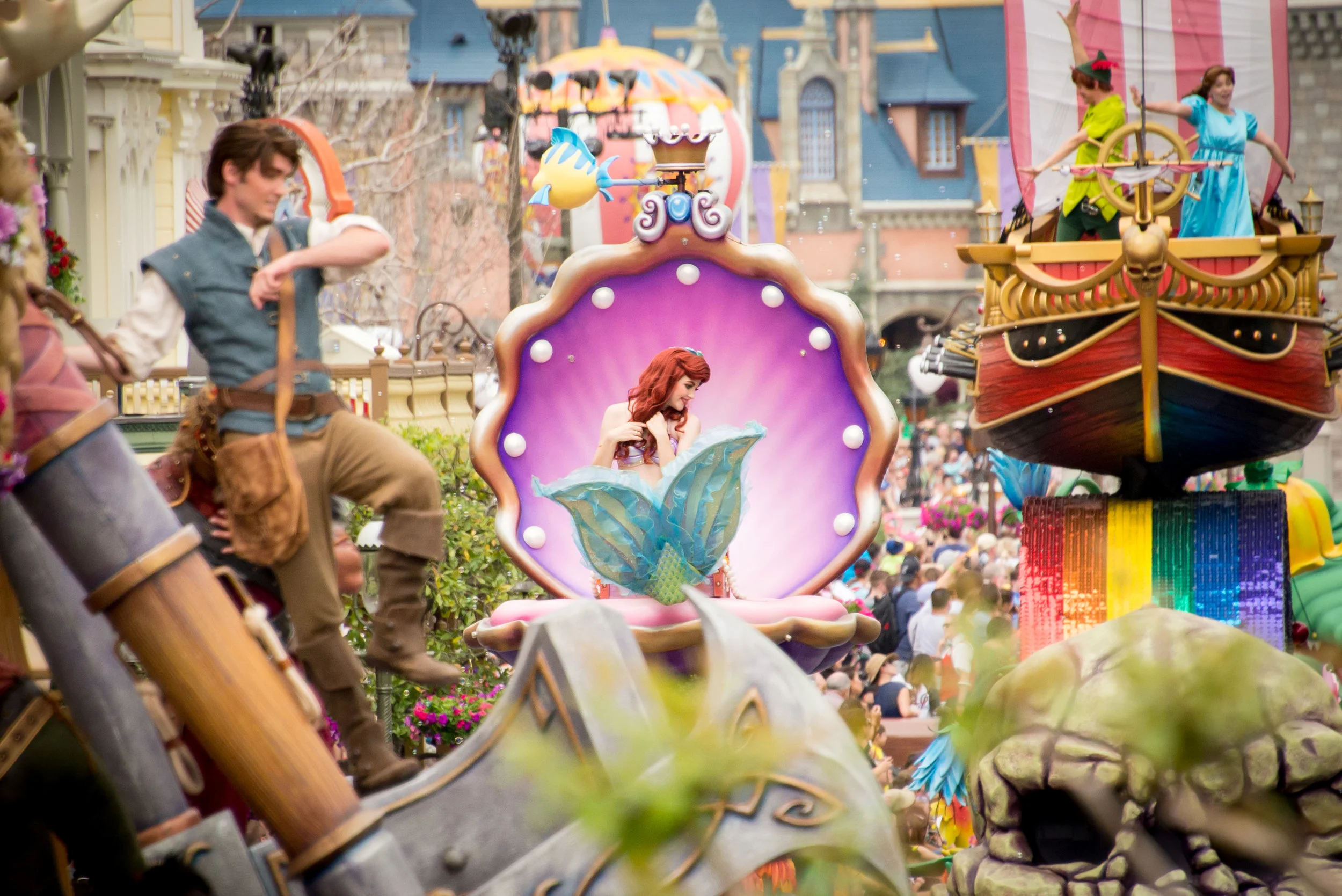 300mm (How far is Flynn from Ariel? How far is the camera from Ariel?)