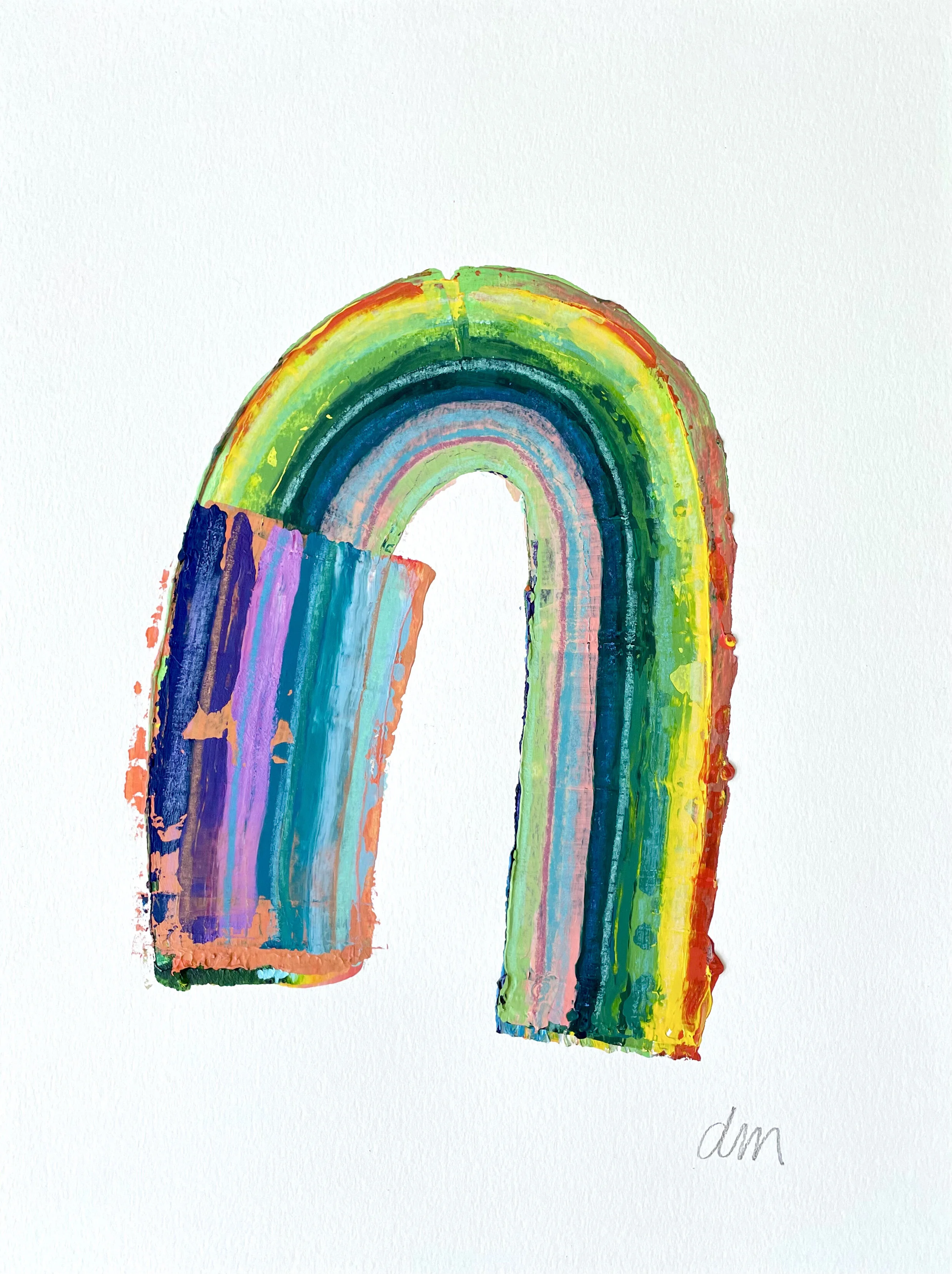 Rainbow Bow Pose VII