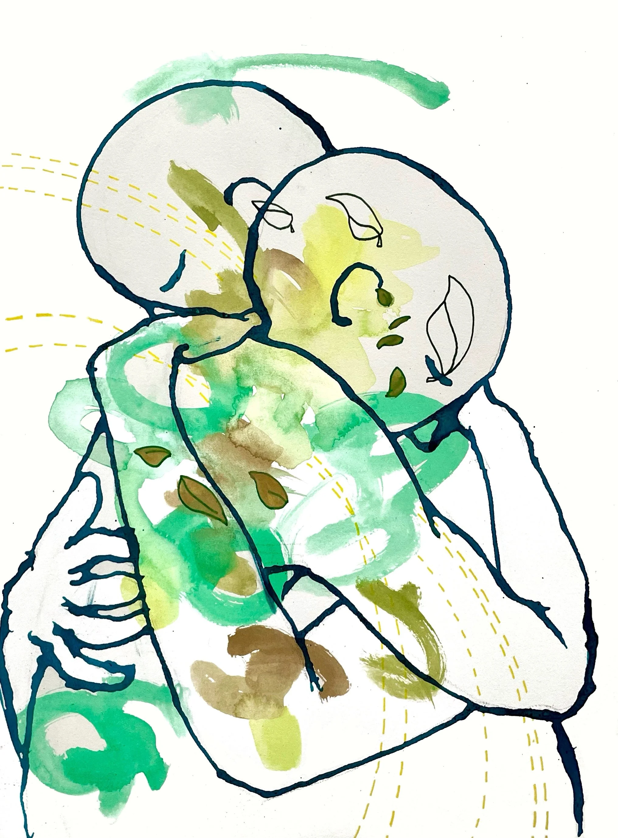 Springtime embrace