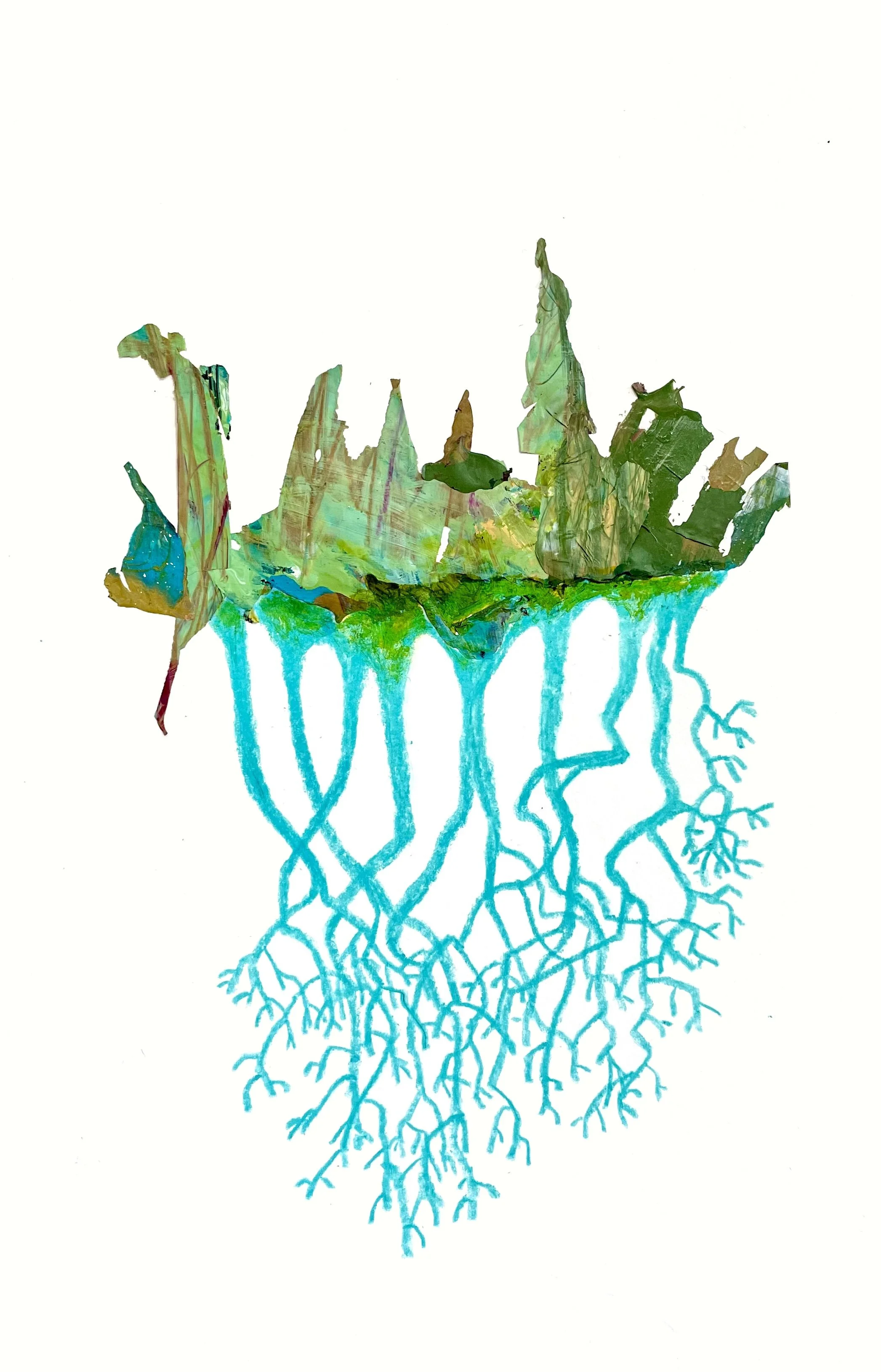 Fungal Friends II (emerald city)