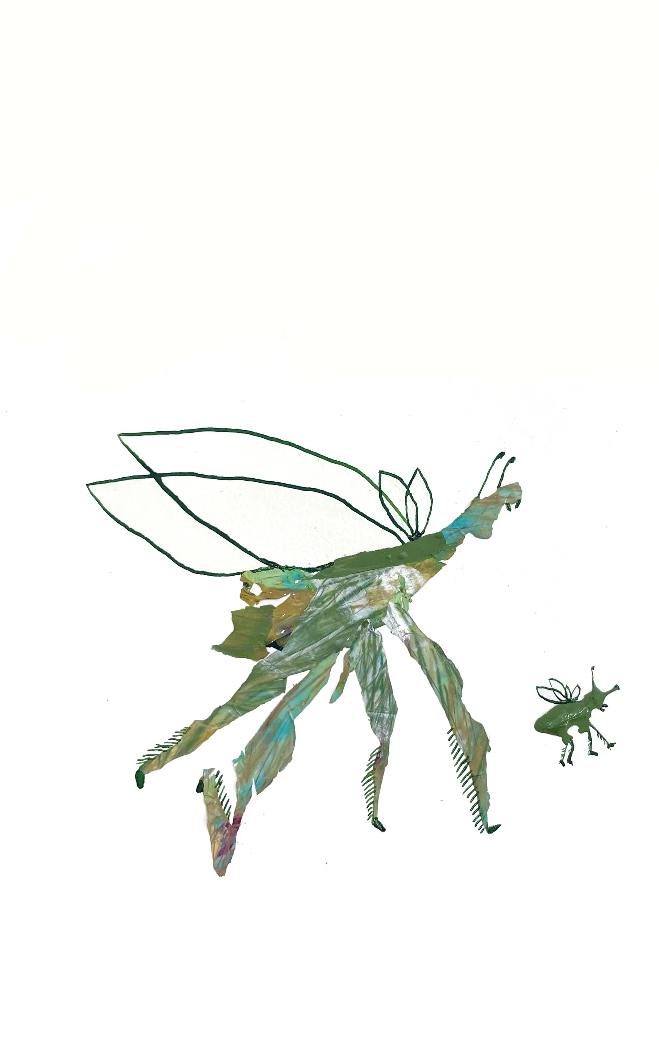 Scrappy Bugs - Grasshopper Duo