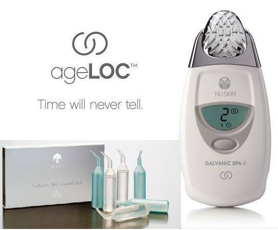 Galvanic Spa Facial Gels with ageLOC Small, smart, and powerful, the ageLOC Galvanic Spa features patented self-adjusting currents and interchangeable conductors for the face, scalp, and body. Together with Nu Skin’s specially formulated treatment products, this system delivers up to 5 times more key anti-aging ageLOC ingredients to your skin than Galvanic Spa II. Combine Spa Results with THE UN PRECEDENTED SCIENTIFIC DISCOVERY OF AGELOC and achieve phenomenal skin that will keep everyone guessing your age. The ageLOC Galvanic Spa: · Enhances delivery of ageLOC ingredients to your skin up to 5 times more than Galvanic Spa II. · Has a larger, brighter display, intuitive usability, and enhanced ergonomics. · Can enhance the delivery of anti-aging ingredients for up to 24 hours. · Has patented self-adjusting galvanic currents and interchangeable conductors.otb