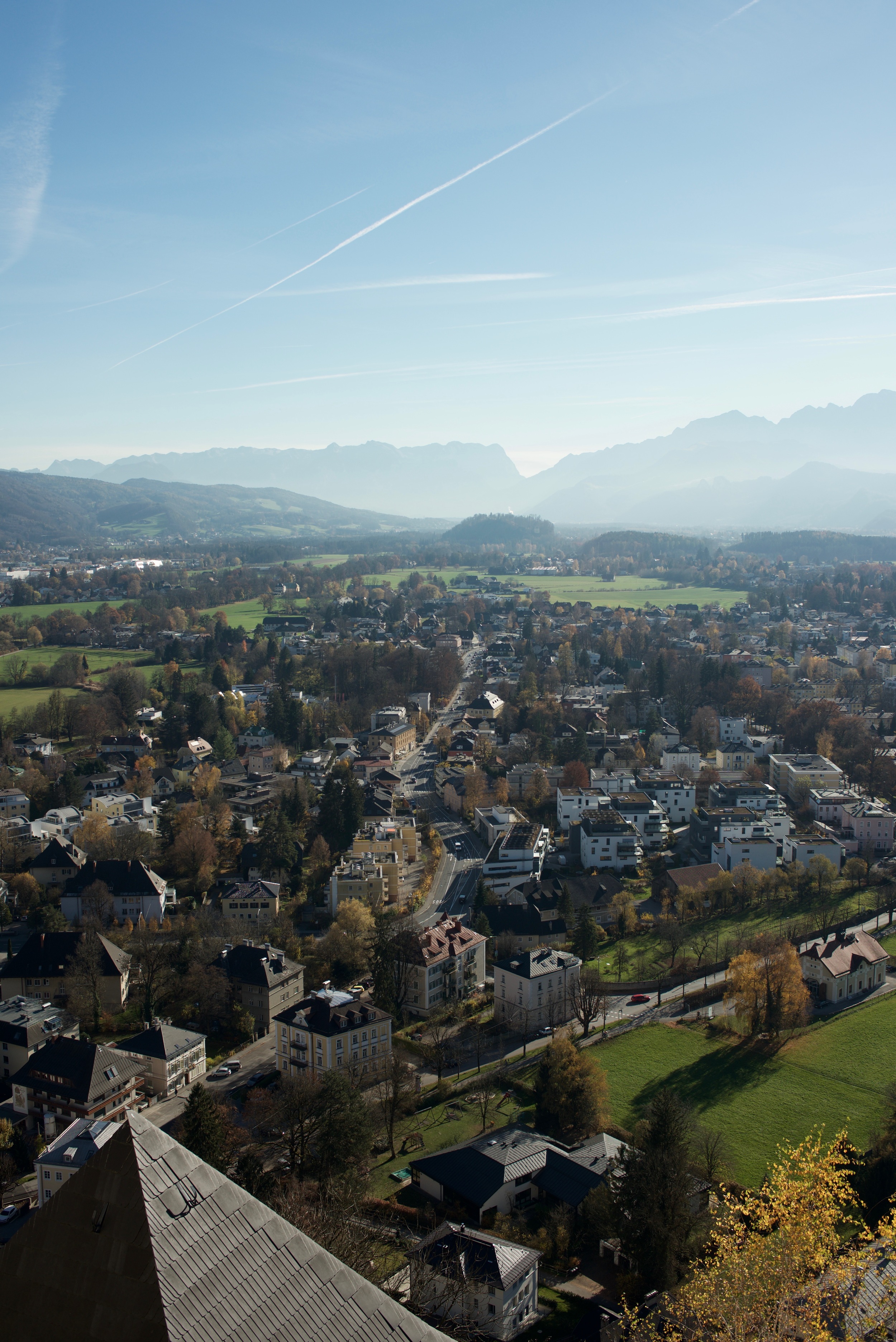 The view from Salzburg fortress.