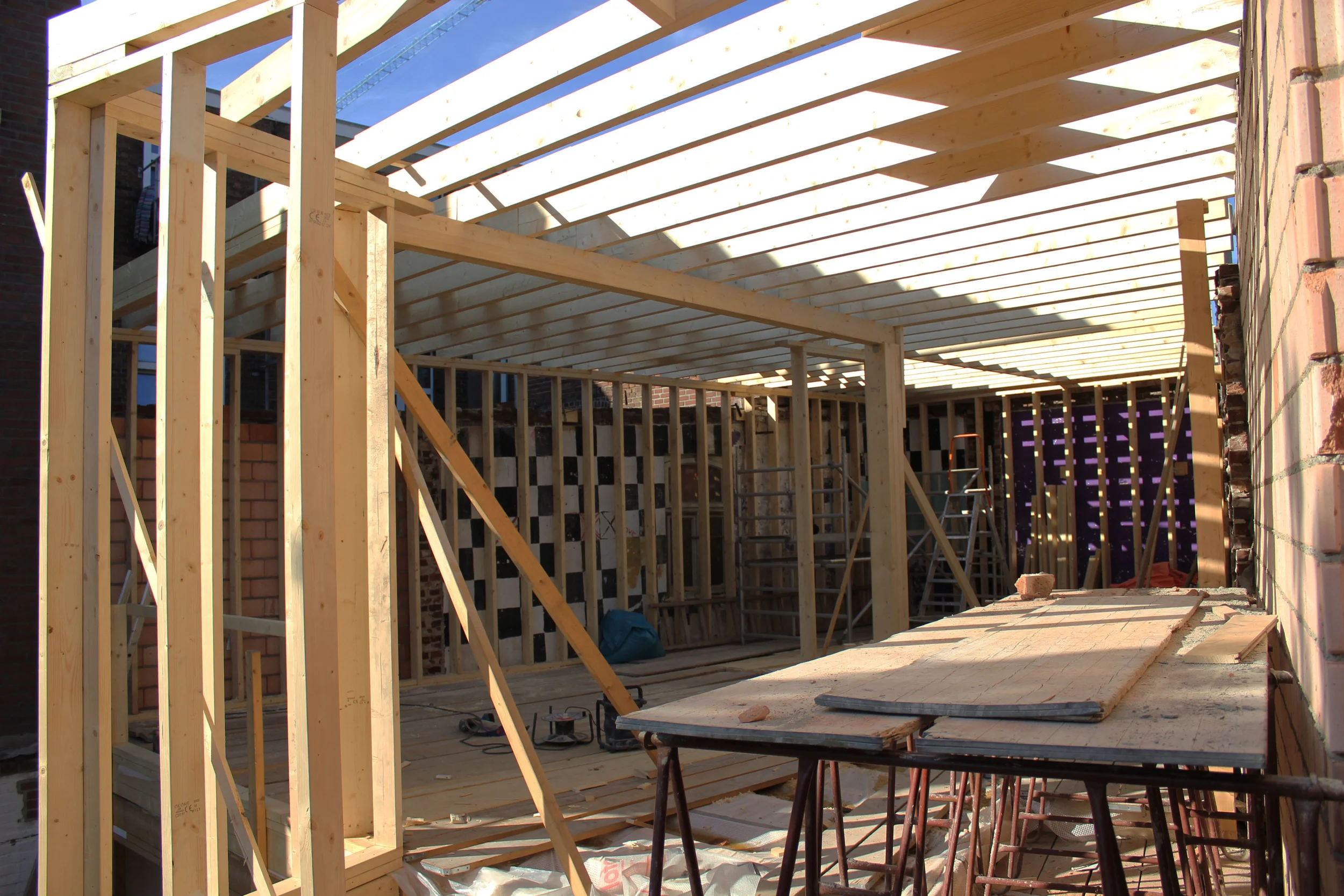  Het appartement op de eerste verdieping gezien vanaf het balkon 