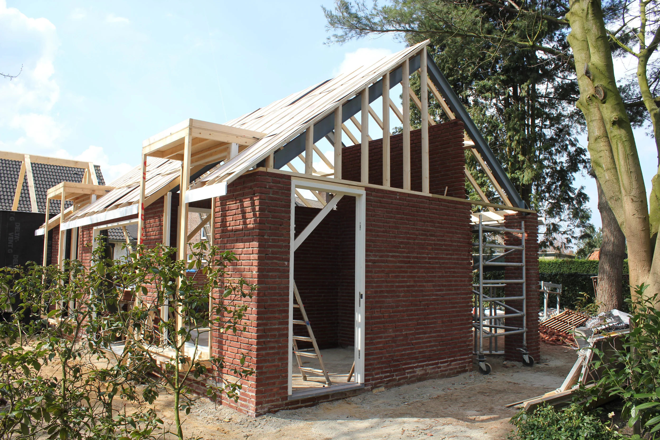 Het metselwerk nadert voltooiing