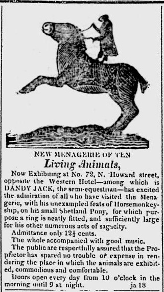 American & Commercial Daily Advertiser , Feb 1, 1825. Baltimore, Maryland. Google News: http://news.google.com/newspapers?id=KDFBAAAAIBAJ&sjid=fLcMAAAAIBAJ&pg=3687%2C838052