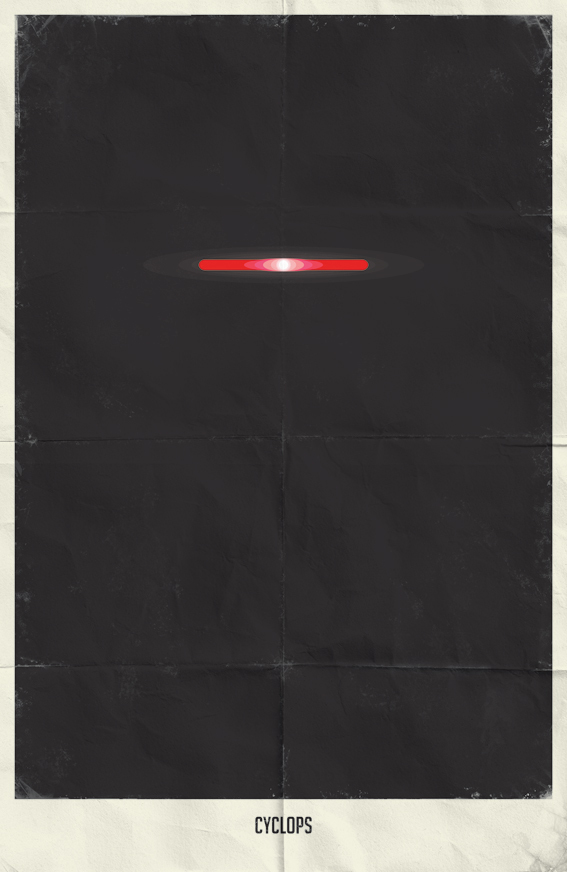 Minimalist Movie Hero Posters