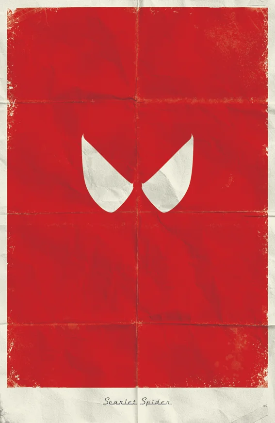 Minimalist Movie Hero Posters
