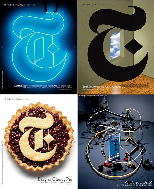 NYT's Iconic T is Edible, Flammable and More