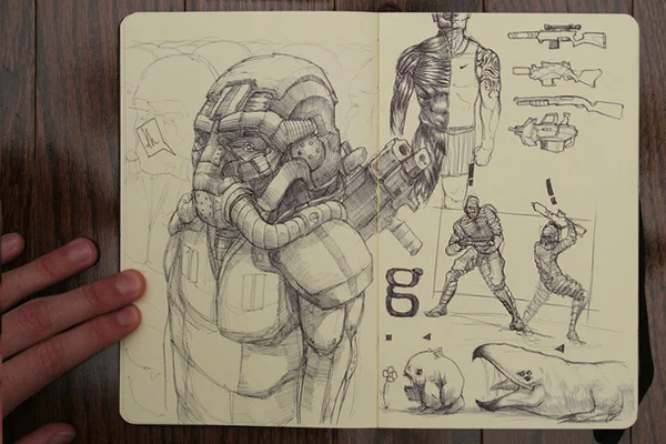 Talented Sketching in Moleskines