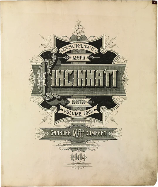 BibliOdyssey: Sanborn Fire Insurance Map Typography