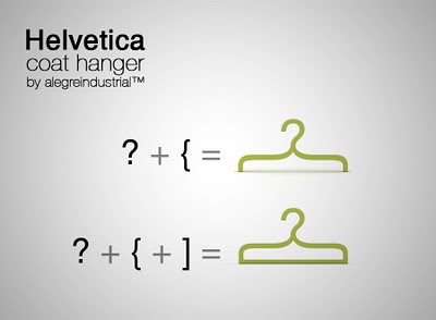 Helvetica Hangers