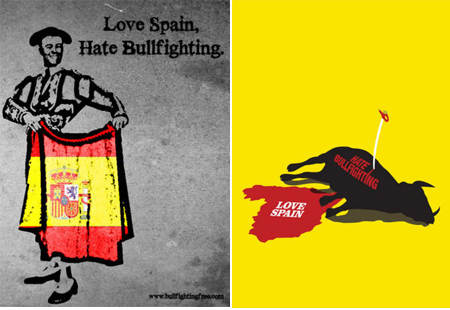 Bold Graphics against Bullfighting