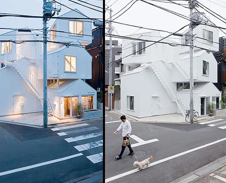 Tokyo Apartments from Stacked Houses