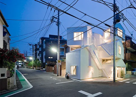 Tokyo Apartments from Stacked Houses