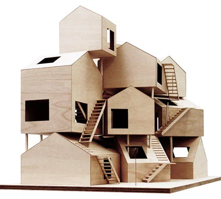 Tokyo Apartments from Stacked Houses